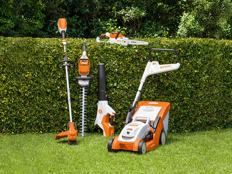 STIHL AK termékcsalád elölről hátrafelé FSA 60 R, HSA 60, BGA 60, MSA 70, RMA 339 C